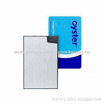 Mini ultra-thin (5mm) card external portable power bank, same size as credit card